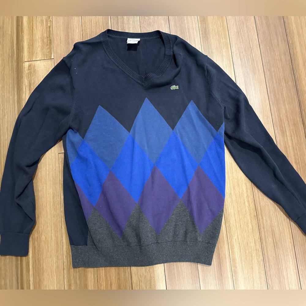 Lacoste men’s v-neck sweater